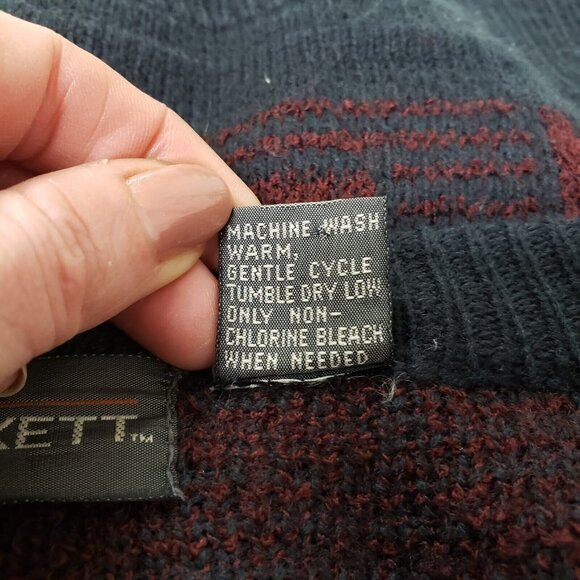 Vintage JT Beckett Mens Aztec Cardigan Size L Southwestern Grandpacore Fall - Picture 5 of 9